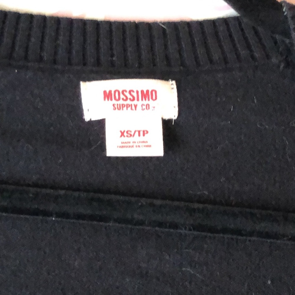 Mossimo Black Button Sweater - image 2